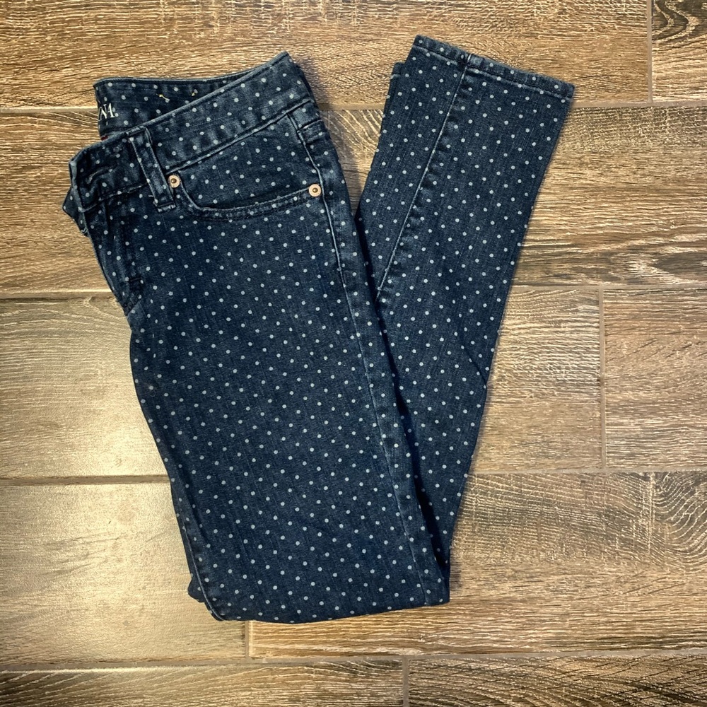 Merona polka dot Ankle Skinny jeans